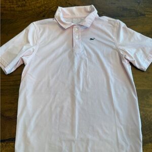 Vineyard Vines Pink Striped Polo